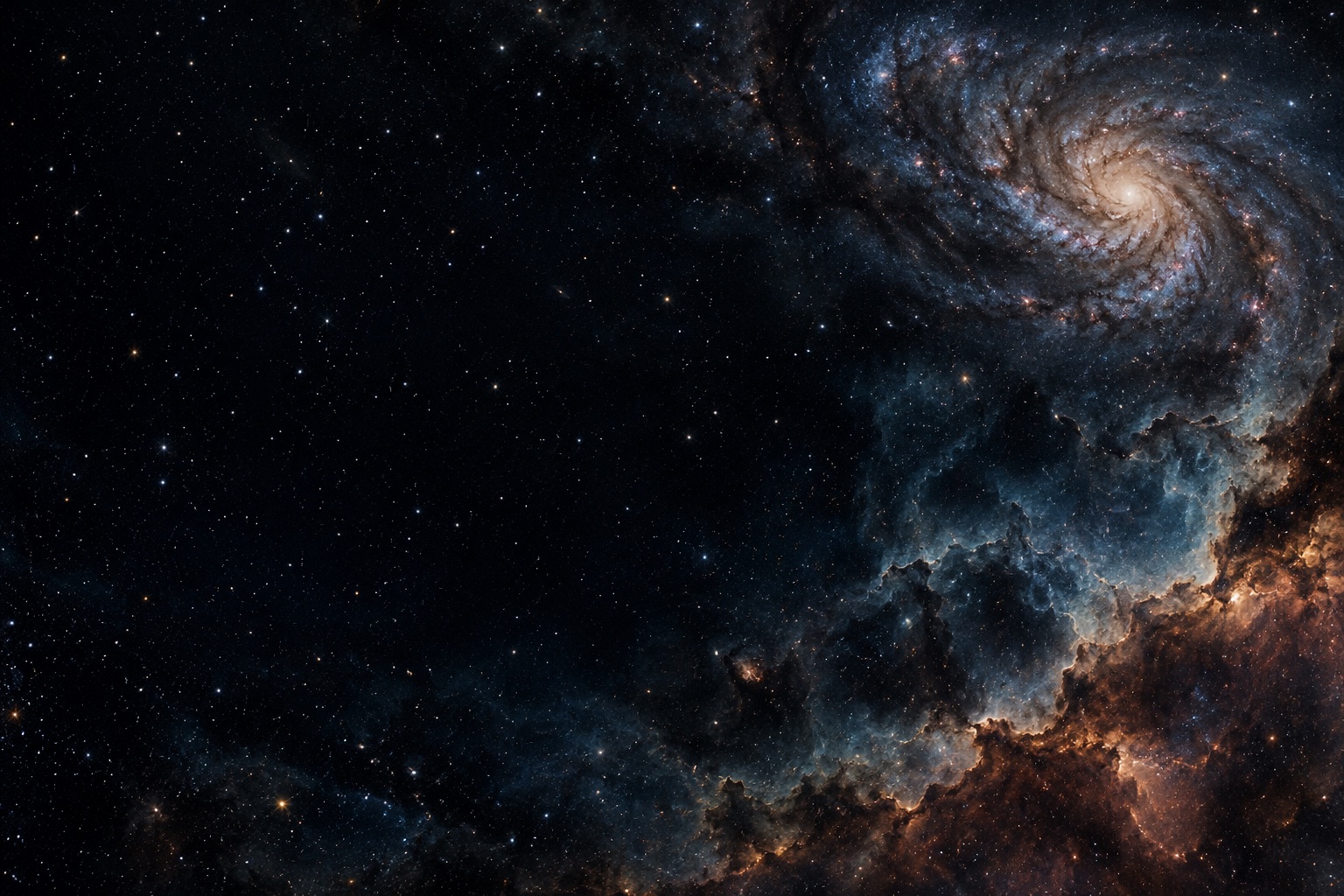 Une galaxie spirale lumineuse au milieu des étoiles